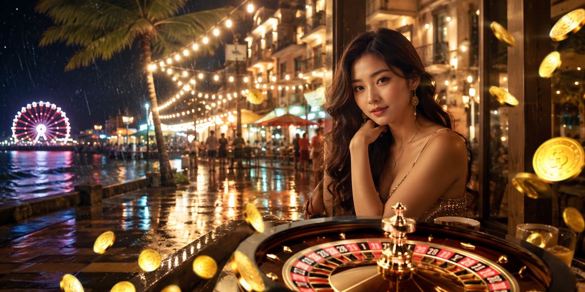 Người chơi tại Phú Quốc thưởng thức cà phê và trải nghiệm roulette trực tuyến
